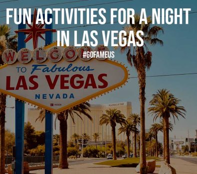 Fun Activities for a Night in Las Vegas