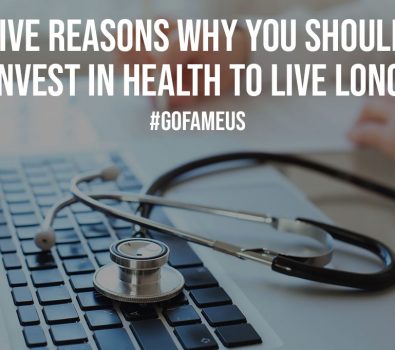 Five Reasons Why You Should Invest In Health to live long