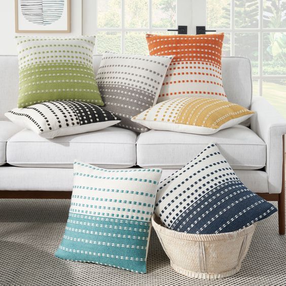 Add Bold Accents with Pillows