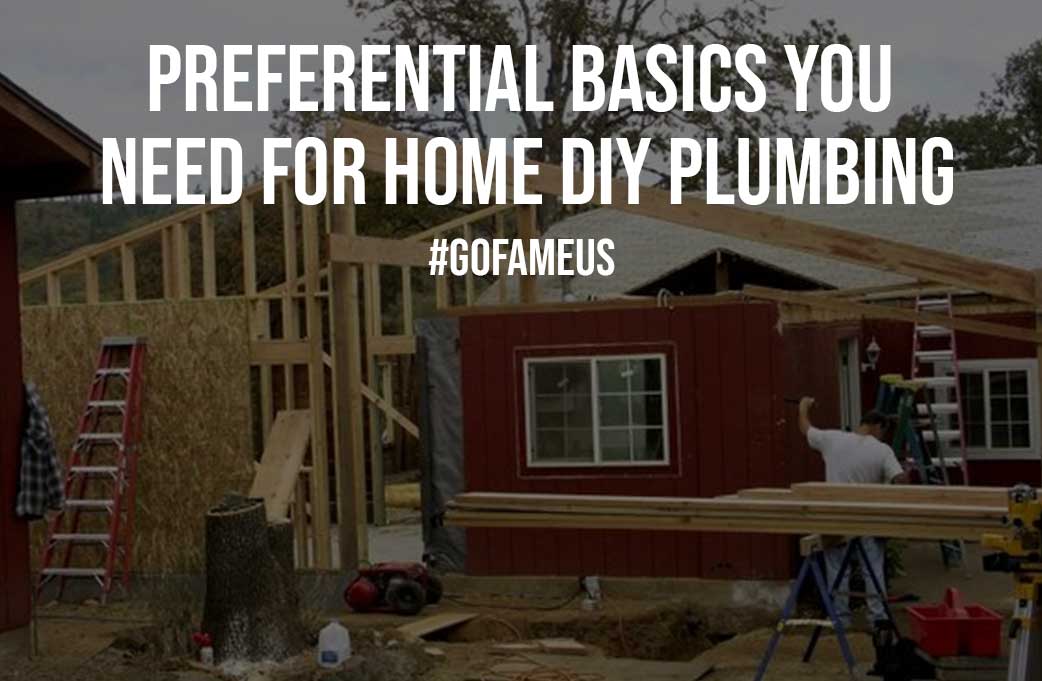 Preferential Basics You Need for Home DIY Plumbing