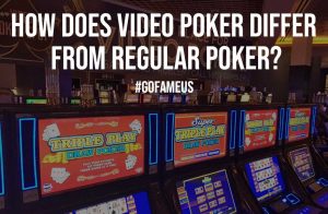 How Does Video Poker Differ from Regular Poker