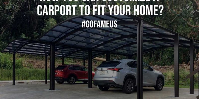 How You Can Customize a Carport To Fit Your Home