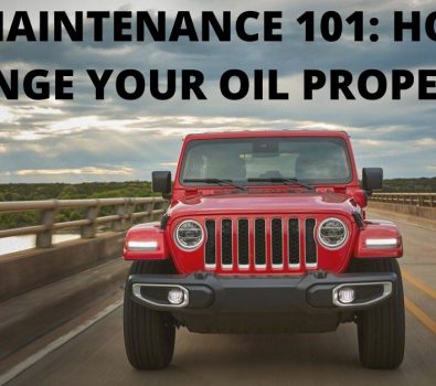 How to Change Oil Properly in Your Jeep